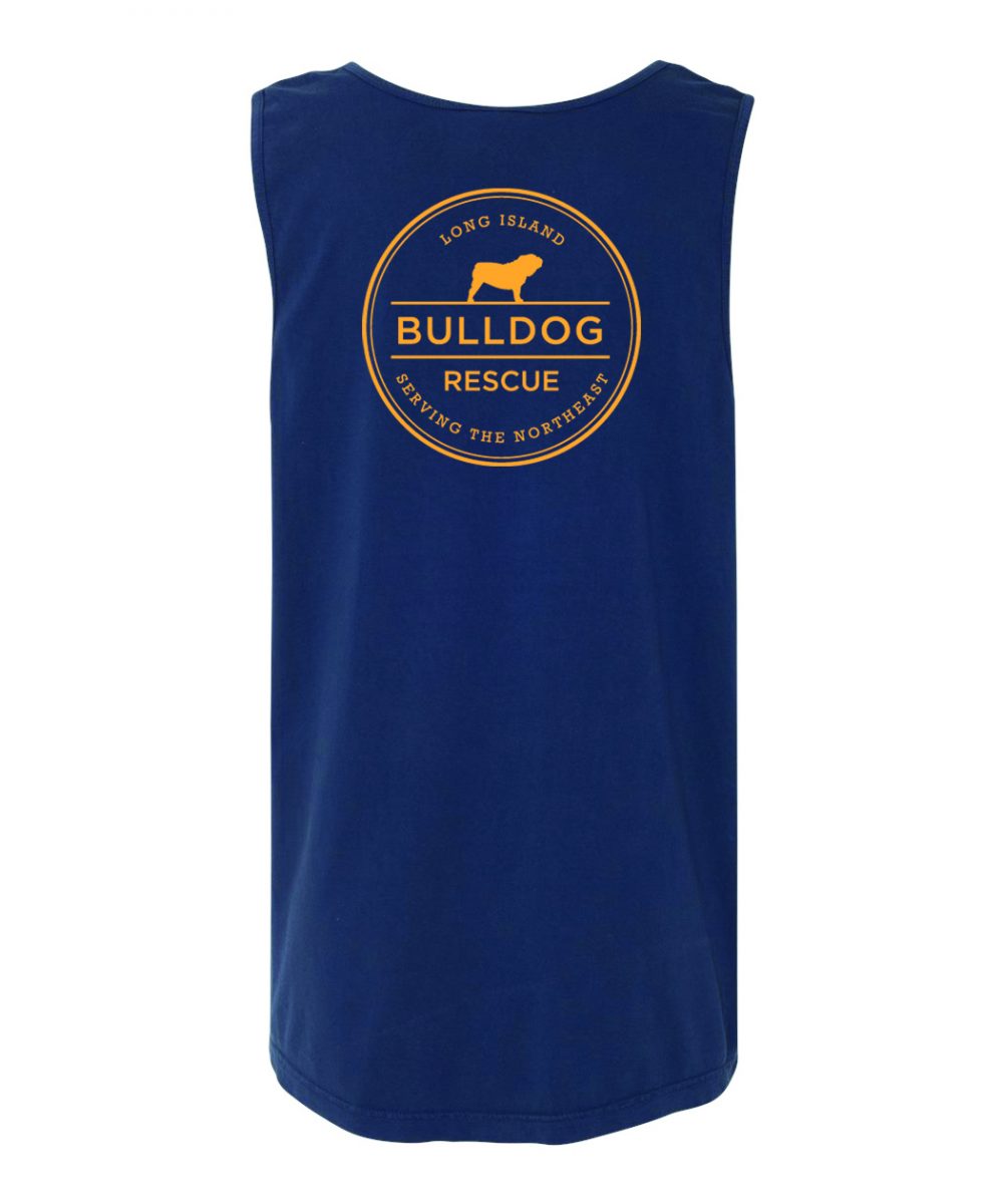 LIBR Silhouette Logo Navy Mens Tank Top