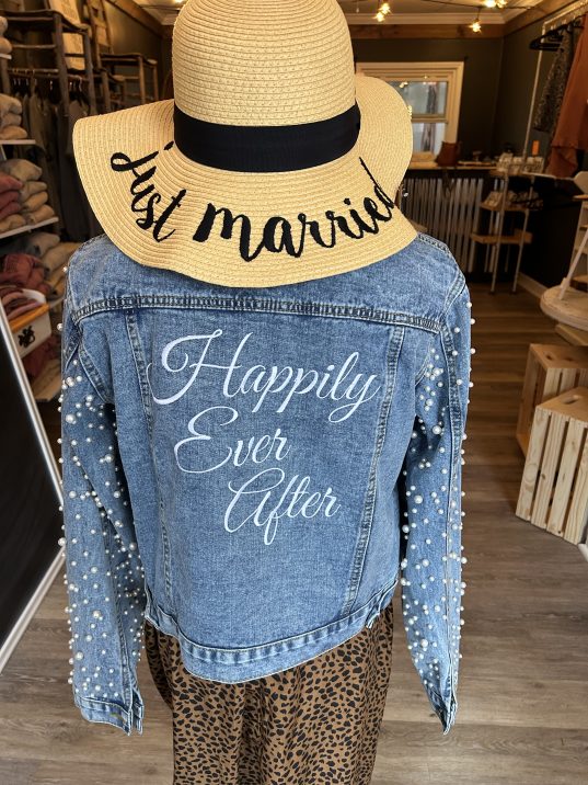 Pink Embellished Gem Studded Denim Jacket