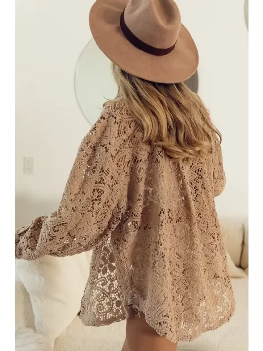 Oversized Lace Shacket - Image 2