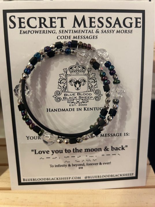 Morse Code Bracelet - Love you to the Moon and Back - Image 3