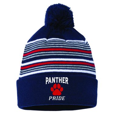 MP Sportsman Striped Pom-Pom Beanie
