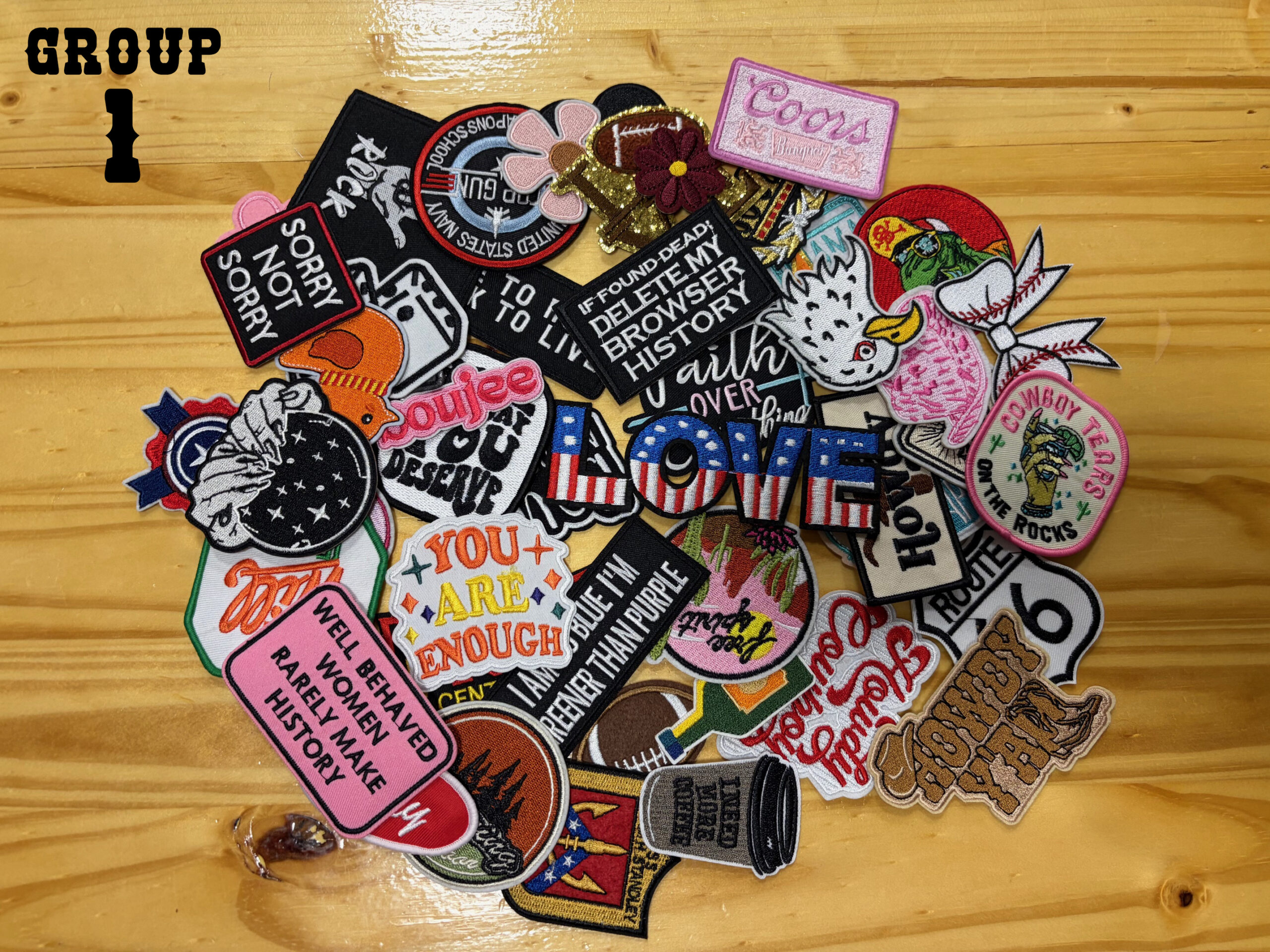 Groups 1 of Patches (50 per Bundle)