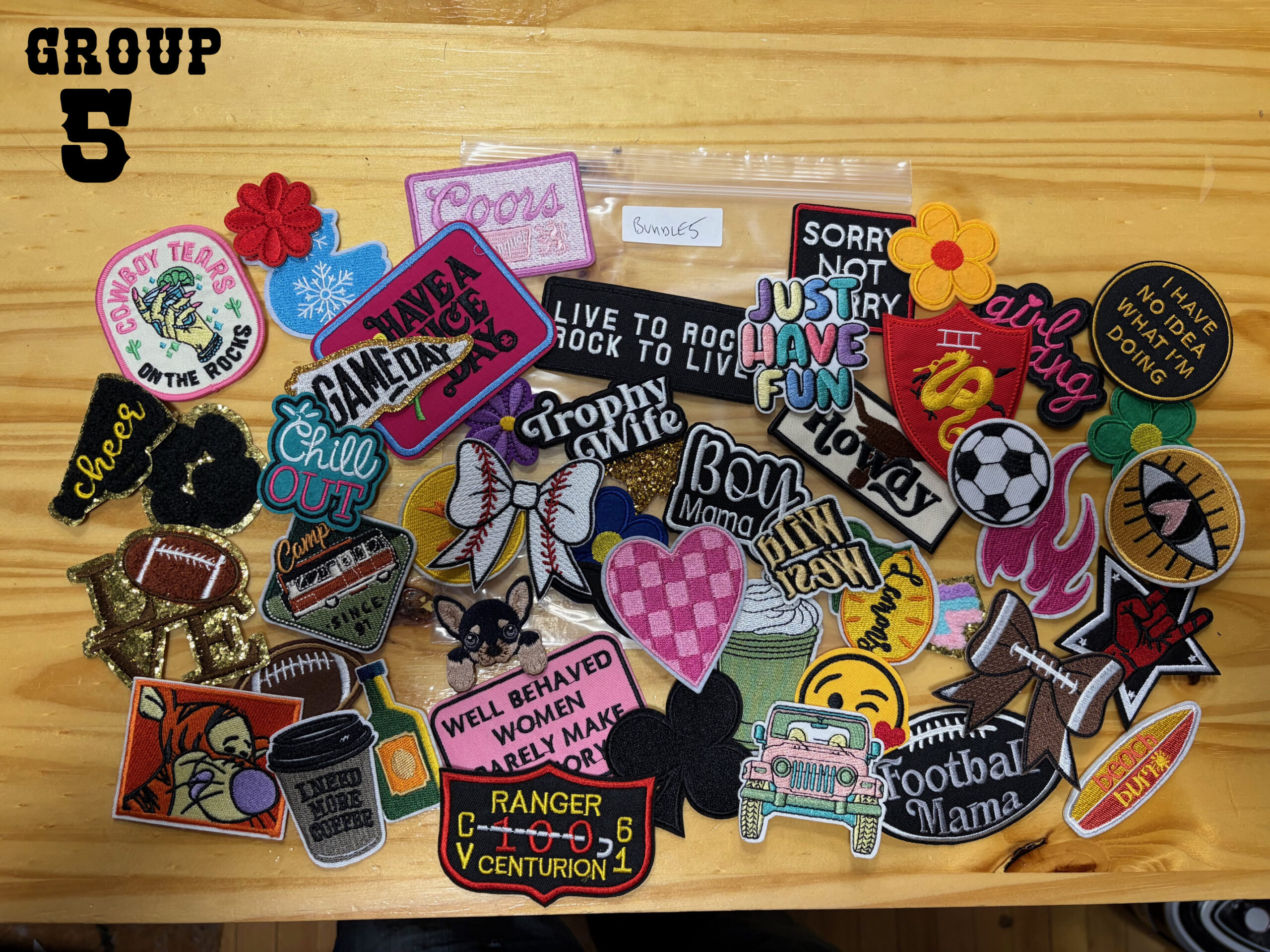 Groups 1 of Patches (50 per Bundle)